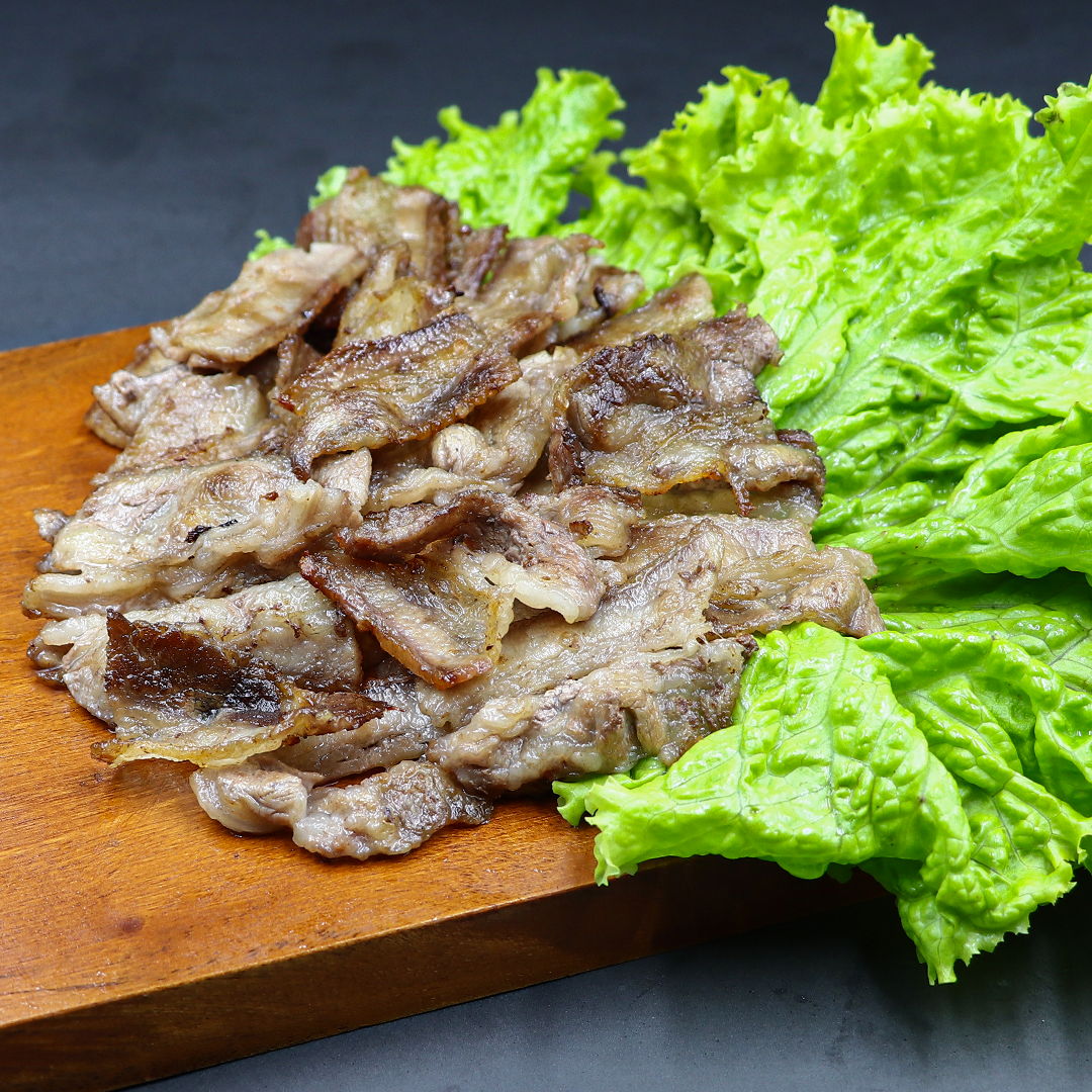 Woo-Samgyup (Beef Belly) – Makchang Korean Barbecue